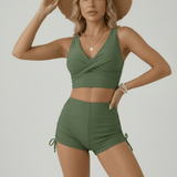 Traje de Baño Verde de Dos Piezas