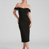 Vestido Midi Celeste