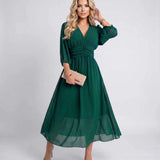 Vestido Midi Veloura