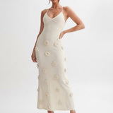Vestido Midi Rosette