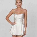 Vestido Mini de Satén