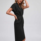 Vestido Midi Veloura