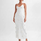 Vestido Midi Rosette