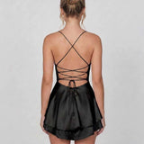 Vestido Mini de Satén