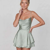 Vestido Mini de Satén