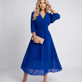 Vestido Midi Veloura
