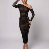 Vestido Midi Veloura