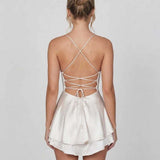 Vestido Mini de Satén