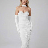Vestido Midi Celeste