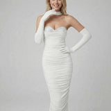 Vestido Midi Celeste