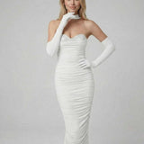 Vestido Midi Celeste
