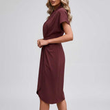 Vestido Midi Veloura