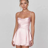 Vestido Mini de Satén
