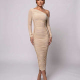 Vestido Midi Veloura
