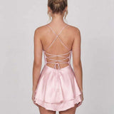 Vestido Mini de Satén