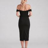 Vestido Midi Celeste
