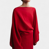 Vestido Kimono de Lino y Algodón Kamilia con Cinturón