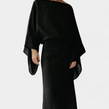 Vestido Kimono de Lino y Algodón Kamilia con Cinturón