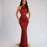 Vestido Maxi Escarlata