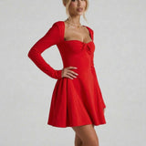 Vestido Mini Escarlata