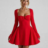 Vestido Mini Escarlata