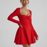 Vestido Mini Escarlata