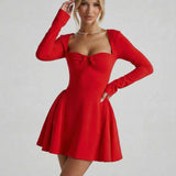 Vestido Mini Escarlata