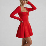 Vestido Mini Escarlata