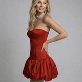 Vestido Mini Escarlata