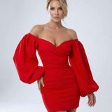 Vestido Mini Escarlata