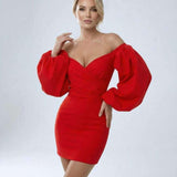 Vestido Mini Escarlata