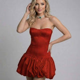 Vestido Mini Escarlata