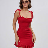 Vestido Mini Escarlata