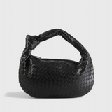 Bolso de Hombro Tejido Mediano Sage