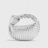 Bolso Satchel Mini Woven Sage