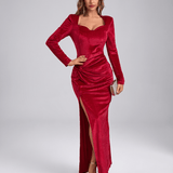 Vestido Maxi Veloura