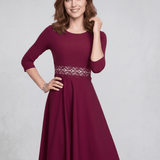 Vestido Midi Veloura