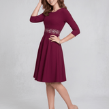 Vestido Midi Veloura