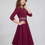 Vestido Midi Veloura