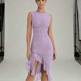 Vestido Midi Violeta