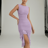 Vestido Midi Violeta