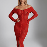 Vestido Midi Virelle