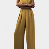 Mono Sexy Romily con Tirantes y Pierna Ancha Elegante
